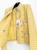 CHANEL 20P Yellow Fantasy Tweed Jacket 34 *New
