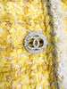 CHANEL 20P Yellow Fantasy Tweed Jacket 34 *New