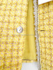 CHANEL 20P Yellow Fantasy Tweed Jacket 34 *New