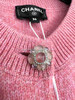 CHANEL 24A Cashmere Cardigan 36 Pink *New