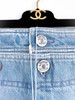 CHANEL 24M Coco Beach Denim Shorts 38 *New