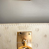 HERMES Mini Kelly II Ostrich Vanille GHW B