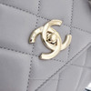 CHANEL Grey Small Trendy CC Lt Gold Hw