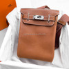 HERMES HSS Special Order Hac a Dos PM Fauve Barenia/ Gris Perle K