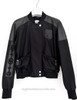 HERMES Cliquetis Embroidered Cotton & Lambskin Bomber Jacket 34