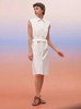 HERMES Sleeveless Cotton Dress 34
