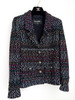 CHANEL 17P Tweed Blazer Jacket Lion Buttons