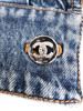 CHANEL 24P Denim Jacket CC Heart Pockets 34 *New