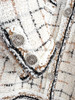 CHANEL 17S Fantasy Tweed 'Robot' Jacket White 36