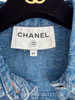 CHANEL 23P Camélia Denim Vest 34