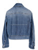 CHANEL 24P Denim Jacket CC Heart Pockets 36