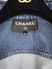CHANEL 24P Denim Jacket CC Heart Pockets 36