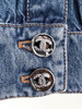 CHANEL 24P Denim Jacket CC Heart Pockets 36