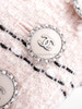 CHANEL 21B Light Pink Tweed Blazer Jacket 34 *New