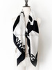 CHANEL Coco Silhouette Silk Twill Scarf 90 *New