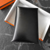 HERMES Calvi Card Holder Box Calf Noir