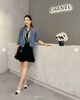 CHANEL 22P Denim Jacket 38