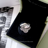 VAN CLEEF & ARPELS Magic Alhambra Ring Pave Diamonds WG 50