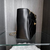 CHANEL 24K Small Tote Black Lambskin Gold Hw