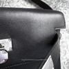 HERMES Kelly Messenger PM Noir PHW