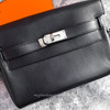 HERMES Kelly Messenger PM Noir PHW