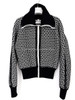 HERMES Mosaique Reversible Bomber Knit Jacket