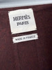 HERMES Double Cashmere Jacket with Leather Trim