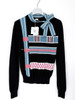 HERMES Lettres Equestres Cashmere Sweater 34 *New