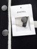 CHANEL 21B Cashmere/ Silk Cardigan Black/ Ecru