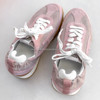 HERMES Jet Sneaker Rose Cancan/ Rose Aquarelle 35.5 *New