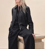 HERMES Deerskin Leather Short Jacket