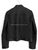 HERMES Quilted Deerskin Leather Jacket