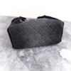 CHANEL Small 25 Black Washed Denim GHW