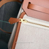 HERMES Mini Herbag Zip 20 Ecru/ Beige/ Fauve *New