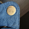 CHANEL Mini 25 Bag Blue Denim Gold Hw *New