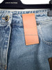 LOUIS VUITTON Wide Leg Jeans Monogram Patch 38 *New