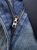 LOUIS VUITTON Wide Leg Jeans Monogram Patch 38 *New