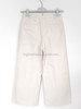 HERMES Cotton Gabardine Cropped Pants 36