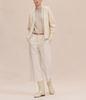 HERMES Cotton Gabardine Cropped Pants 36