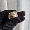 CHANEL Coco Crush Ring Large 18K Beige Gold/ Diamonds 50