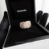 CHANEL Coco Crush Ring Large 18K Beige Gold/ Diamonds 50