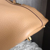 HERMES Picotin 18 Biscuit Clemence GHW W