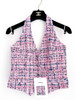 CHANEL 23P Pink Tweed Halter Top *New