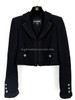 CHANEL 22C Runway Little Black Jacket 34