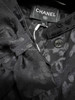 CHANEL 23A CC Leopard Print Silk Blouse with Bow 36 *New