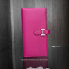 HERMES Rose Pourpre Epsom Bearn Soufflet Wallet
