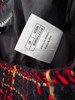 CHANEL 22A Metiers d'Art Logo Ribbon Tweed Midi Skirt 40 *New