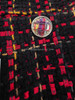 CHANEL 22A Metiers d'Art Logo Ribbon Tweed Midi Skirt 40 *New