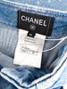 CHANEL 23P CC Logo Straight Leg Jeans 36 Blue *New