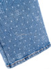 CHANEL 23P CC Logo Straight Leg Jeans 36 Blue *New